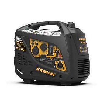 Firman Whisper W01682 Portable Inverter Generator 20 to 30 A 120 V Gasoline 0.9 gal Tank 9 hr Run Time