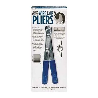 Miller ACP2 Wire Clip Plier Ferrule Metal/Plastic For: ACC1 and ACC120 Pet Lodge Wire Cage Clips