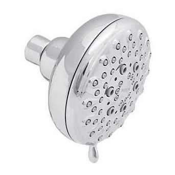 Moen Banbury Series 23045 Shower Head 1.75 gpm 1/2 in Connection IPS Chrome 4 in Dia