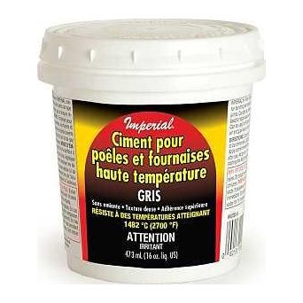 Imperial KK0283-A Stove and Furnace Cement 16 oz Tub