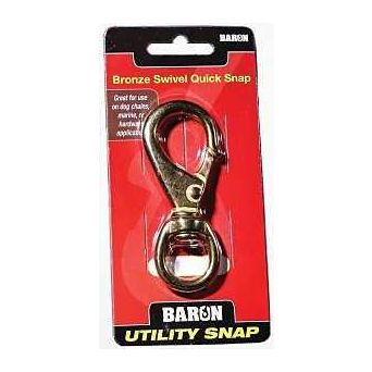 Baron C-251B-2 Quick Snap 60 lb Working Load Solid Bronze Polished