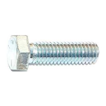 Midwest Fastener 00295 Cap Screw 3/8-16 in Thread 1-1/4 in L Coarse Thread Hex Drive Zinc Zinc 100 PK