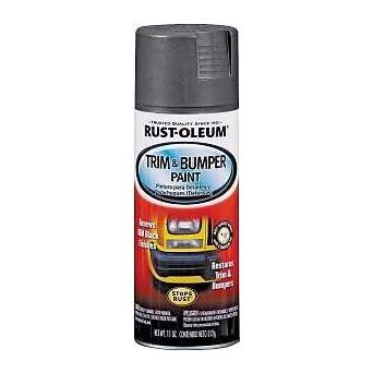 Rust-Oleum 251574 Trim and Bumper Paint Matte Black 11 oz Aerosol Can