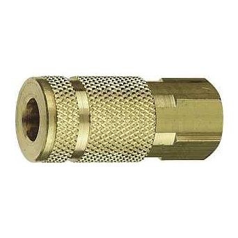 Tru-Flate 13-335 Coupler 1/4 in FNPT Brass