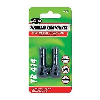 Slime 20149 Tubeless Tire Valve Rubber 2/PK - Pack of 6