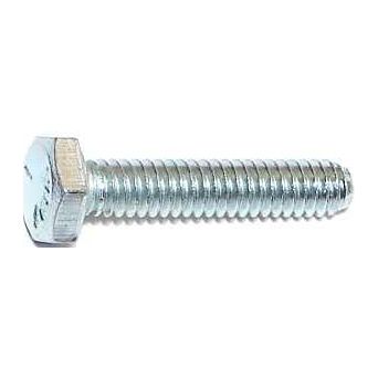 Midwest Fastener 00255 Cap Screw 1/4-20 in Thread 1-1/4 in L Coarse Thread Hex Drive Zinc Zinc 100 PK