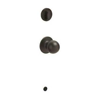 Schlage J Series JH59CNA716 Passage Knob Metal Aged Bronze 2-3/8 2-3/4 in Backset 1-3/8 to 1-3/4 in Thick Door
