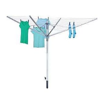 Honey-Can-Do DRY-04252 Umbrella Clothes Dryer 78 in L Aluminum Silver