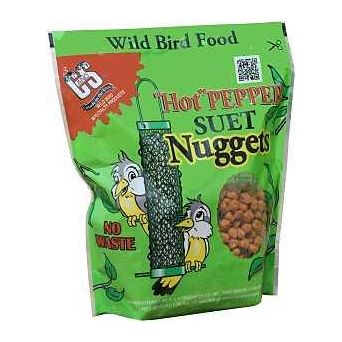 C&S Nuggets CS06107 Bird Food High-Energy Hot Pepper Flavor 27 oz Bag