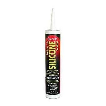 Imperial KK0203 Silicone Sealant Paste Clear 10.3 oz Cartridge
