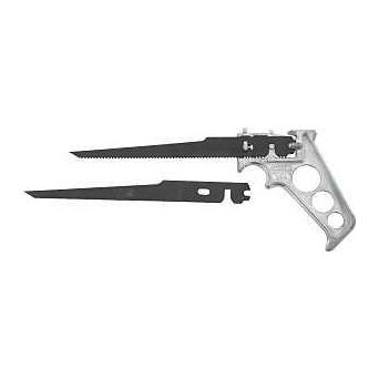 STANLEY 4-Way Series 15-275 Keyhole Saw 7 in L Blade 9 and 24 TPI Steel Blade Pistol-Grip Handle