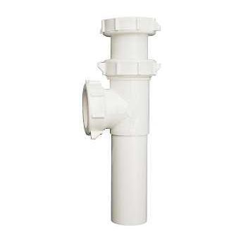Plumb Pak PP66-8W Master End Outlet and Tailpiece 1-1/2 in Slip-Joint Plastic White