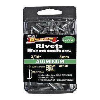 Arrow RMA3/16IP Pop Rivet Medium 1/4 in L Aluminum 50/PK