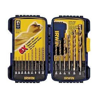 Irwin Speedbor 3018009 Drill Bit Set 15-Piece HSS Titanium Nitride-Coated