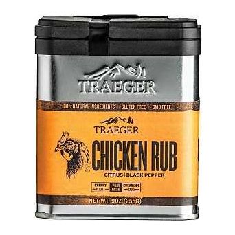 Traeger SPC170 Rub Black Pepper Citrus 9 oz Tin