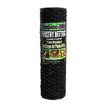 Jackson Wire 12 01 26 29 Poultry Hex Netting 50 ft L 48 in W 20 Gauge Hexagonal Mesh 1 in Mesh Galvanized