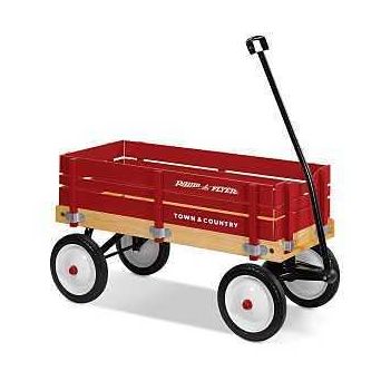 Radio Flyer 24 Wagon 150 lb Wood Red