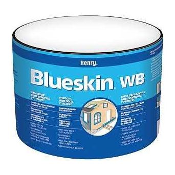 Blueskin WB25 HE201WB968 Window and Door Flashing 75 ft L 6 in W Paper Blue Self-Adhesive