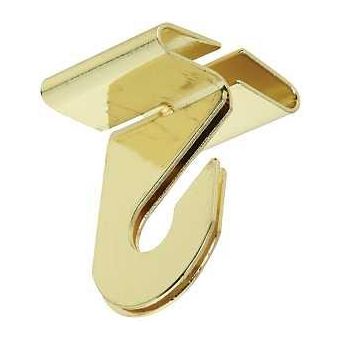 National Hardware V2669 Series N274-977 Suspended Ceiling Hook 2 in L Steel Brass