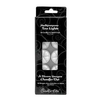 Candle-Lite 1049595 Tea Light Candle White Candle