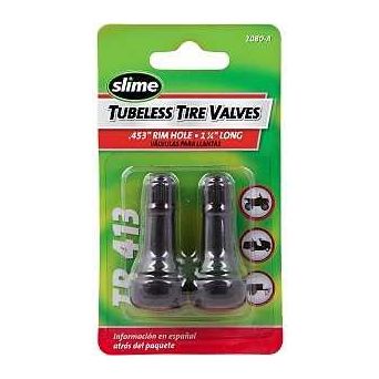 Slime 2080-A Tubeless Tire Valve Rubber 2/PK - Pack of 6