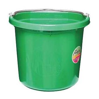 Fortex-Fortiflex FB-120 Series FB-120GR Bucket 20 qt Volume Rubber/Polyethylene Green