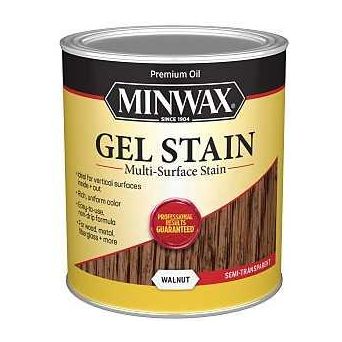 Minwax 66060000 Gel Stain Walnut Liquid 1 qt