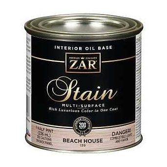 ZAR 13906 Wood Stain Beach House Liquid 0.5 pt Can