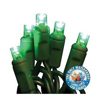 Holiday Bright Lights LEDBX-WA50-GR6 Light Set 50-Lamp LED Lamp Green Lamp 50000 hr Average Life 26 ft L