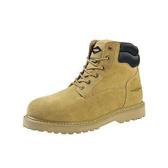 Diamondback 1-8 Work Boots 8 Extra Wide W Tan Suede Leather Lace-Up With Lining
