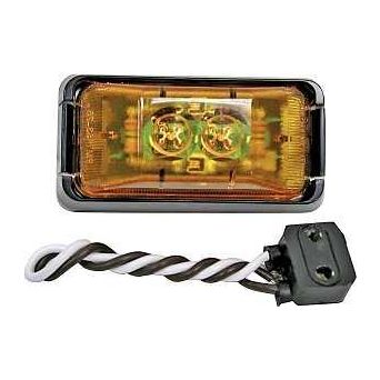 PM V153KA Marker Light Kit 12 V LED Lamp Amber Lens Bracket Mounting