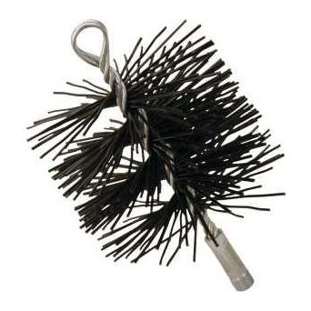 Imperial Polypro BR0182 Round Chimney Brush 8 in Dia Brush Polypropylene Trim
