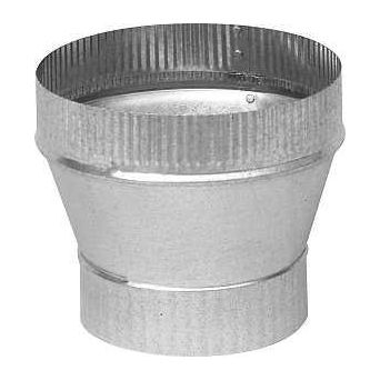 Imperial GV1418 Furnace Short Increaser 3 to 4 in Connection 24 Gauge Galvanized