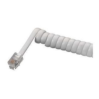 Zenith TH1025W Telephone Cord White Sheath