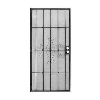 Precision Regal Series 3818BK2868 Door Screen 80 in L 32 in W Steel Black