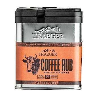 Traeger SPC172 Coffee Rub Black Pepper Coffee 8.25 oz Tin