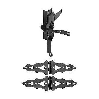 National Hardware V867 Series N109-015 Gate Kit Steel Black 1-Piece