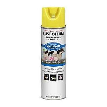 Rust-Oleum 383020 Marking Paint Fluorescent Yellow 17 oz