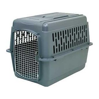 Aspenpet Pet Porter 21183 Pet Carrier 36 in W 25 in D 27 in H Plastic Black/Dark Gray Chrome