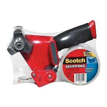 Scotch 3850-ST Packaging Tape Heavy-Duty 54.6 yd L Clear 1.88 in W Polypropylene Backing