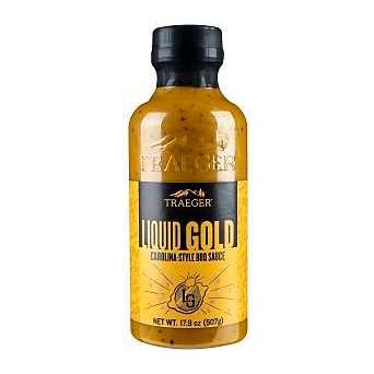 Traeger SAU049 Liquid Gold BBQ Sauce Sweet Tangy 17.9 oz Bottle
