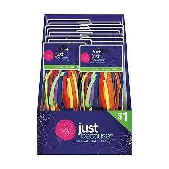 FLP 9310 Hair Band/Elastic Assorted - Pack of 36