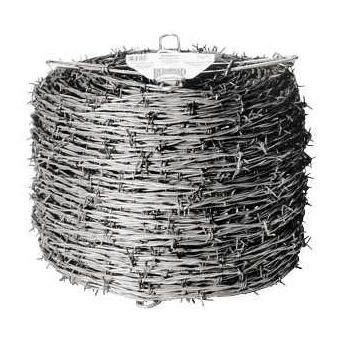 Red Brand 70481 Barbed Wire 1320 ft L 12-1/2 Gauge 5 in Points Spacing Galvanized Steel