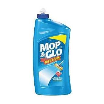 Mop & Glo 1920089333 Floor Shine Cleaner 32 oz Bottle Liquid Citrus Tan