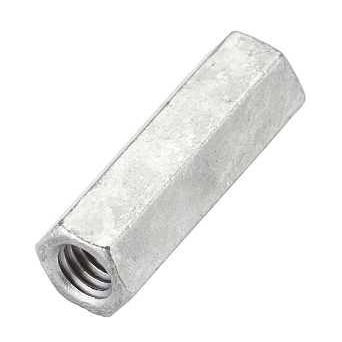 National Hardware 4013BC Series N182-684 Coupling Nut UNC Thread 3/8-16 Thread Galvanized