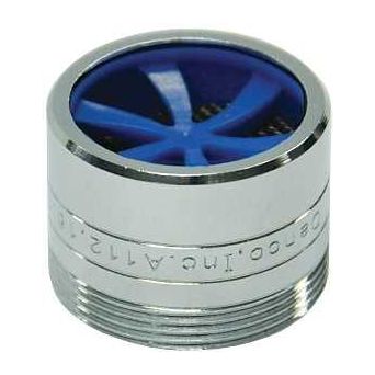Danco 10476 Faucet Aerator 15/16-27 x 55/64-27 Male x Female Thread Brass Chrome Plated 1.5 gpm