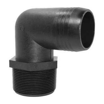 Green Leaf EL200P Hose to Pipe Elbow Polypropylene Black