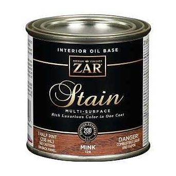 ZAR 12806 Wood Stain Early American Liquid 0.5 pt Can