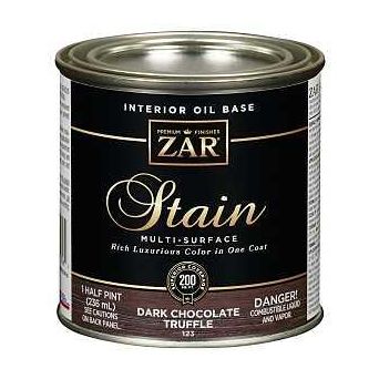 ZAR 12306 Wood Stain Moorish Teak Liquid 0.5 pt Can