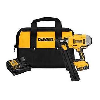DEWALT DCN21PLM1 Framing Nailer Kit Battery Included 20 V 4 Ah 48 Magazine 21 deg Collation Plastic Collation